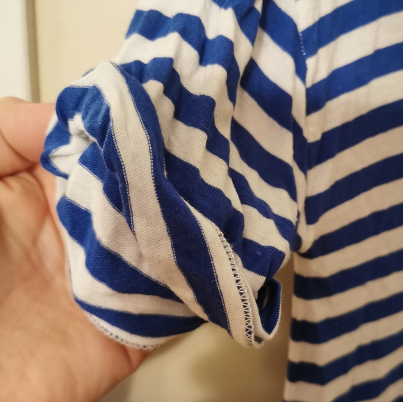 Juicy couture Blue and white stripes Loose tee M - Picture 7 of 9